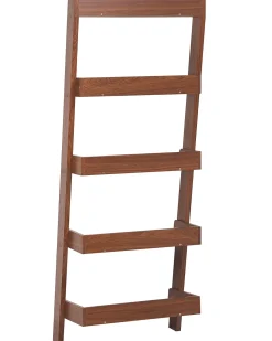 Regal Dunkler Holzfarbton 5 Facher Mobile Trio