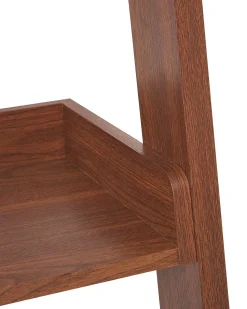 Regal Dunkler Holzfarbton 5 Facher Mobile Trio