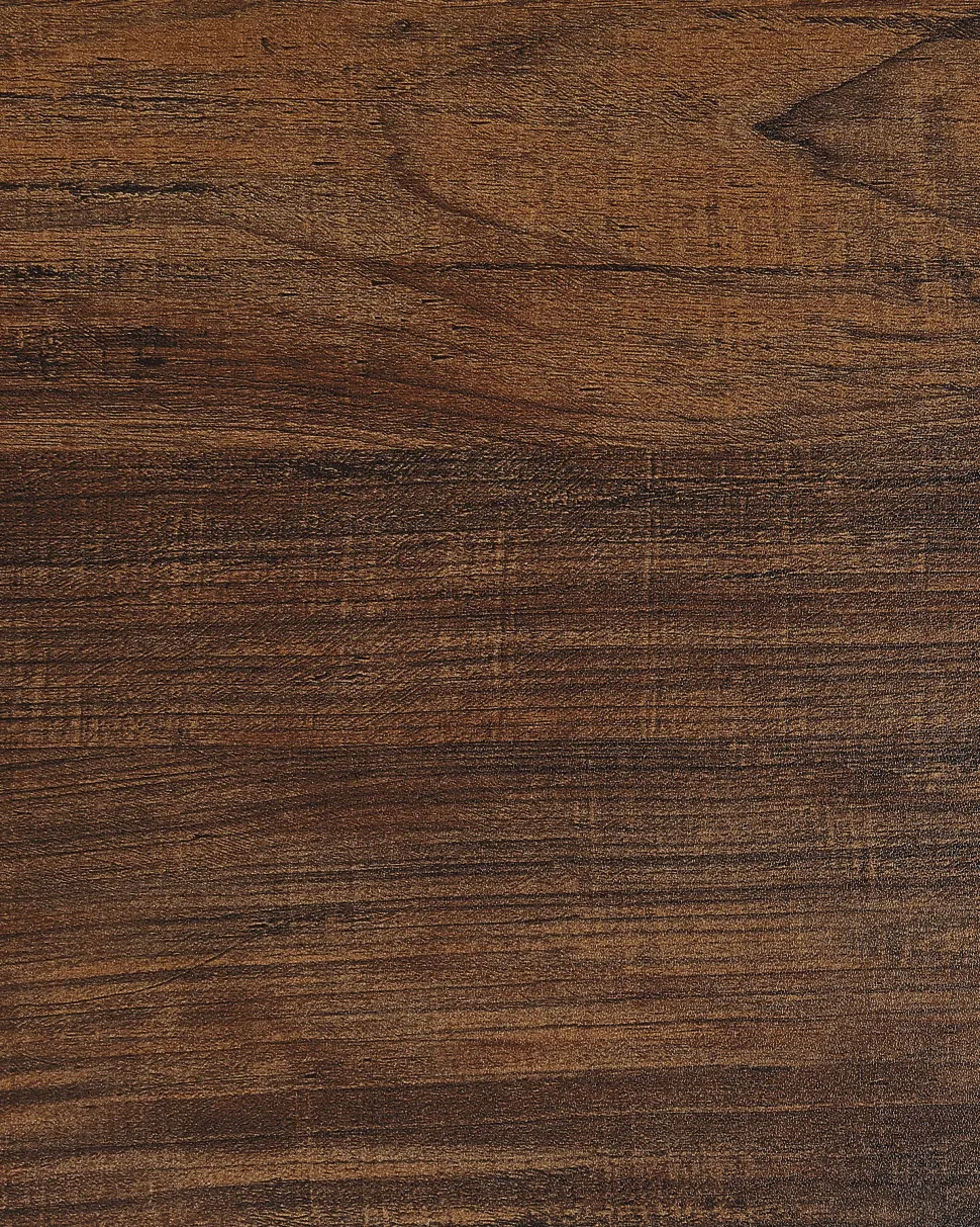 Regal Schwarz / Dunkler Holzfarbton 5 Facher Dale