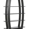 Regal Schwarz 5 Facher Ovales Design 180 Cm Kener