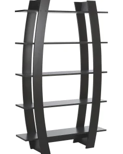 Regal Schwarz 5 Facher Ovales Design 180 Cm Kener