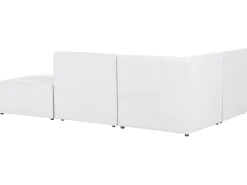 Right Hand 3 Seater Modular Jumbo Cord Corner Sofa With Ottoman Off White Lemvig