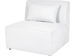 Right Hand 3 Seater Modular Jumbo Cord Corner Sofa With Ottoman Off White Lemvig