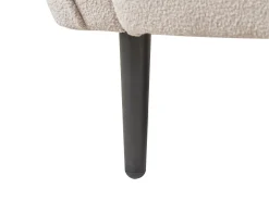 Right Hand Boucle Chaise Lounge Light Beige Chevannes