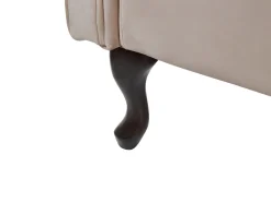 Right Hand Chaise Lounge Velvet Beige Lattes