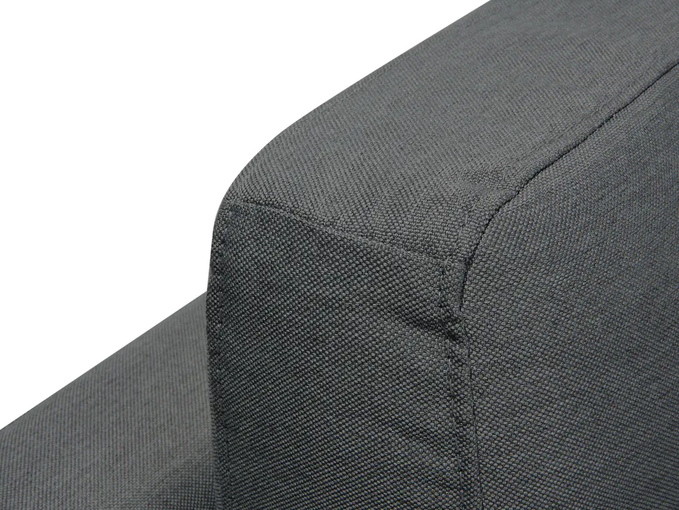 Right Hand Corner Fabric Sofa Dark Grey Stockholm