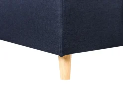 Right Hand Corner Sofa Bed With Storage Navy Blue Flakk