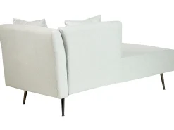 Right Hand Fabric Chaise Lounge Mint Green Riom