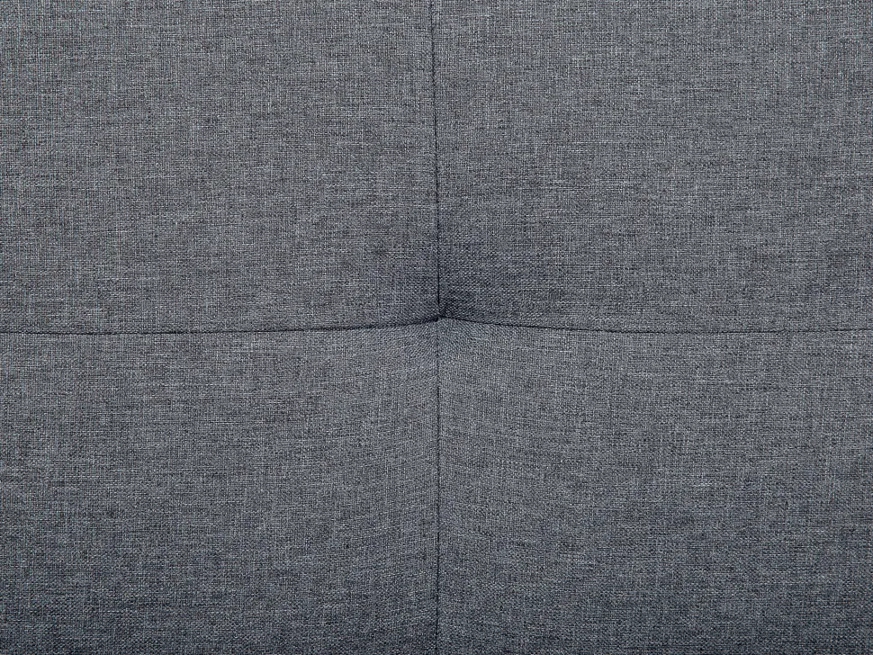 Right Hand Fabric Corner Sofa Bed Grey Alsten