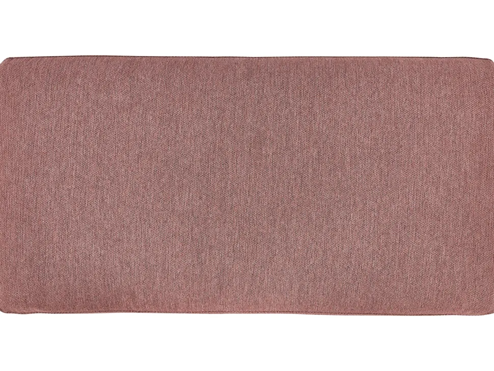 Right Hand Fabric Corner Sofa Pink Brown Breda