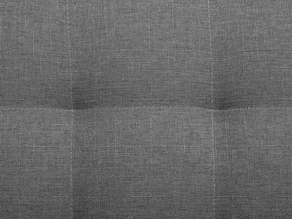 Right Hand Fabric Corner Sofa With Ottoman Grey Aberdeen