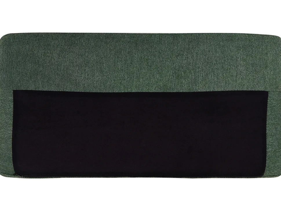 Right Hand Fabric Corner Sofa Dark Green Breda