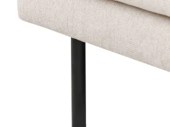 Right Hand Fabric Corner Sofa Beige Breda