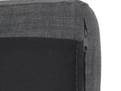 Right Hand Fabric Corner Sofa Dark Grey Kiruna