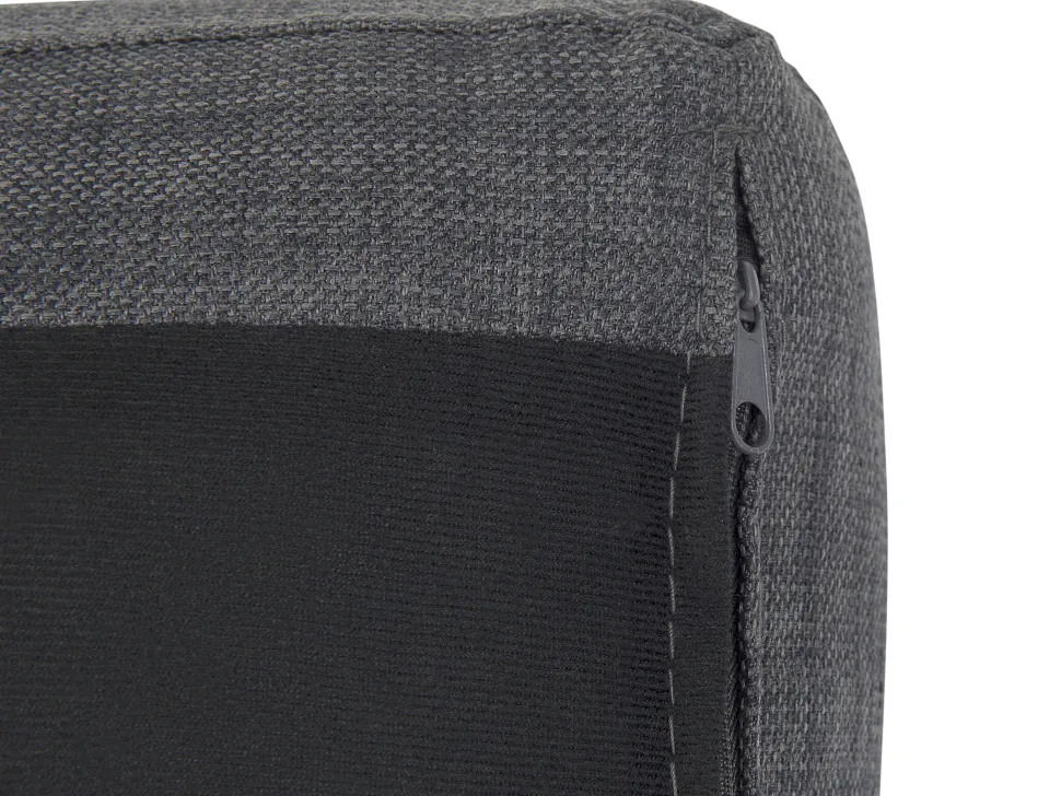 Right Hand Fabric Corner Sofa Dark Grey Kiruna