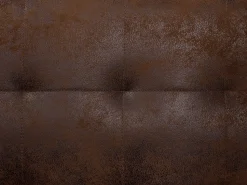 Right Hand Modular Faux Leather Sofa Brown Aberdeen