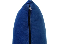 Right Hand Velvet Chaise Lounge With Storage Blue Meri
