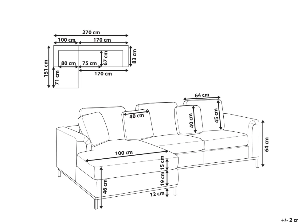 Right Hand Velvet Corner Sofa Emerald Green Oslo