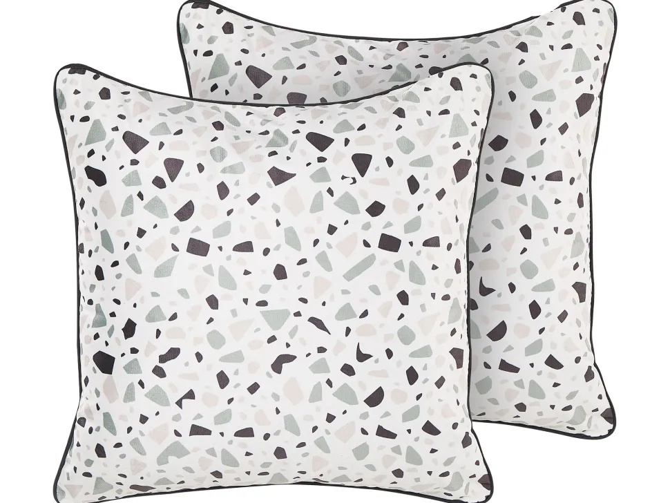 Samtkissen Bunt 45 X 45 Cm 2Er Set Lavender