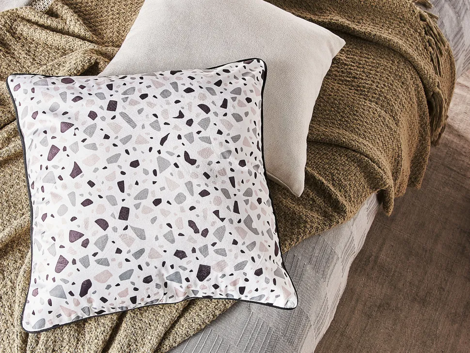 Samtkissen Bunt 45 X 45 Cm 2Er Set Lavender