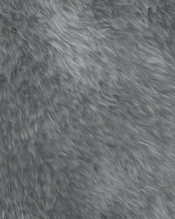 Schaffell Hellgrau Flauschig 100-110 Cm Uluru
