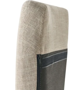 Schaukelsessel Polsterbezug Hellbeige Arrie