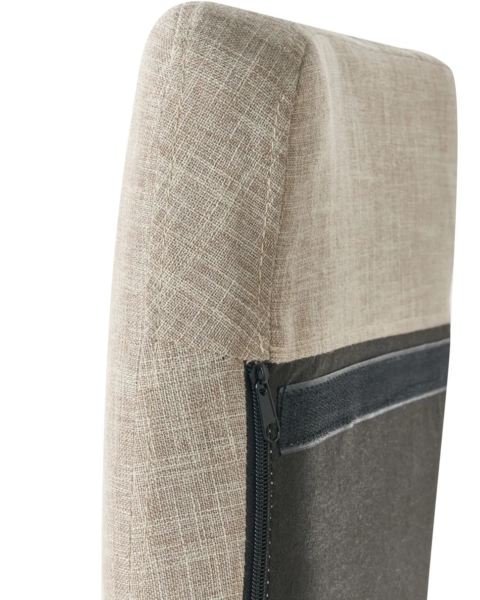 Schaukelsessel Polsterbezug Hellbeige Arrie