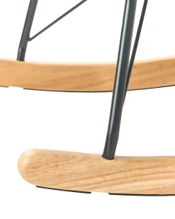 Schaukelsessel Samtstoff Beige Ellan
