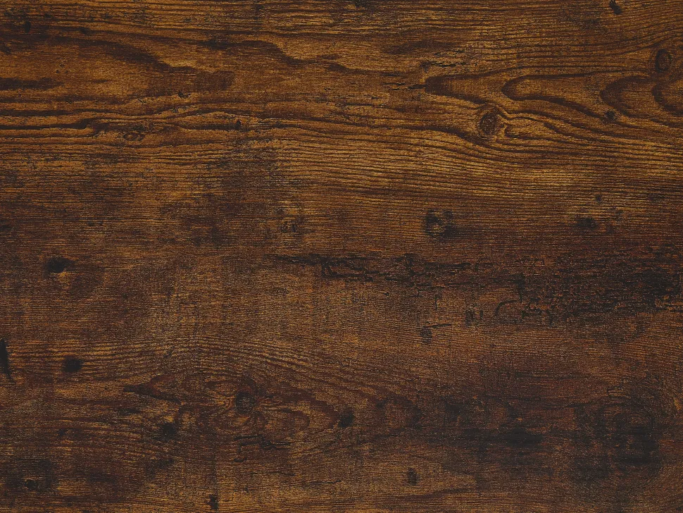 Schreibtisch Dunkler Holzfarbton / Schwarz 118 X 60 Cm Vince