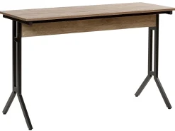 Schreibtisch Dunkler Holzfarbton 120 X 48 Cm Creek