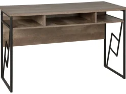 Schreibtisch Dunkler Holzfarbton 120 X 60 Cm Forres