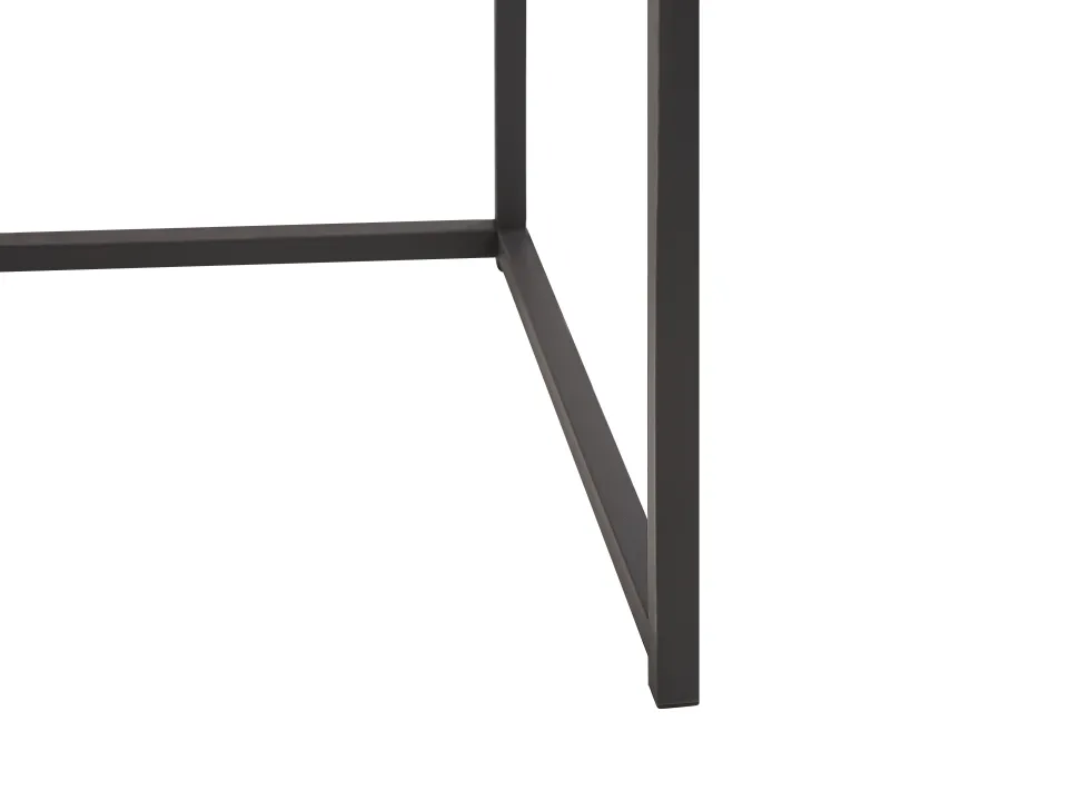 Schreibtisch Dunkler Holzfarbton / Schwarz 120 X 55 Cm Pembro