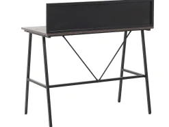 Schreibtisch Dunkler Holzfarbton 100 X 50 Cm Hastings