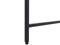 Schreibtisch Heller Holzfarbton / Schwarz 81 X 60 Cm 2 Schubladen Harrow