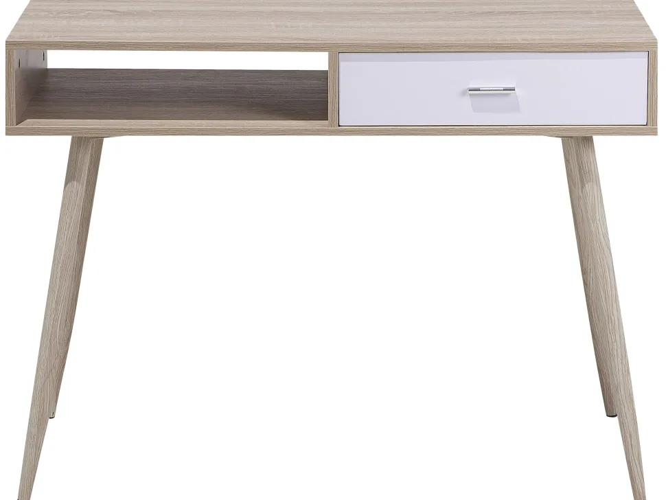 Schreibtisch Heller Holzfarbton 100 X 48 Cm Deora