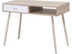 Schreibtisch Heller Holzfarbton 100 X 48 Cm Deora