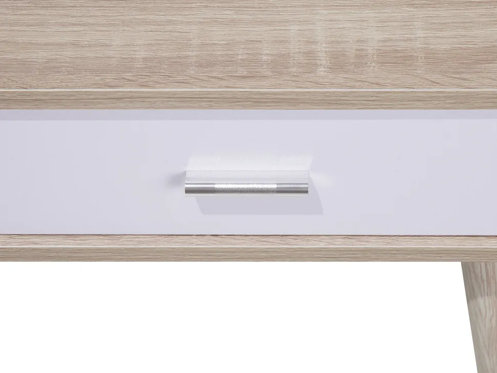 Schreibtisch Heller Holzfarbton 100 X 48 Cm Deora