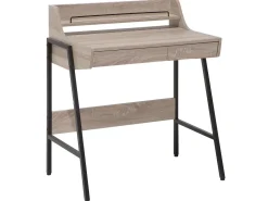 Schreibtisch Heller Holzfarbton 73 X 48 Cm 2 Schubladen Broxton