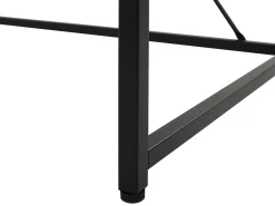 Schreibtisch Heller Holzfarbton / Weis 120 X 60 Cm 3 Schubladen Hinton