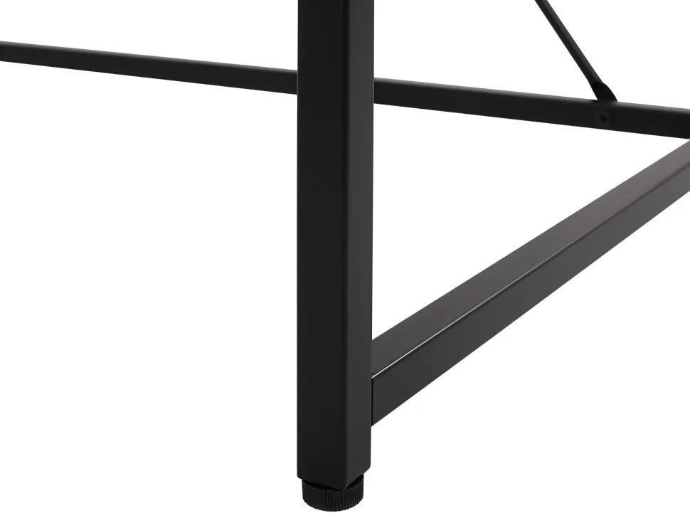 Schreibtisch Heller Holzfarbton / Weis 120 X 60 Cm 3 Schubladen Hinton