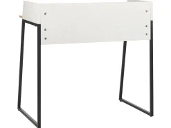 Schreibtisch Heller Holzfarbton / Weis 90 X 60 Cm Anah