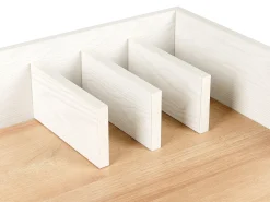 Schreibtisch Heller Holzfarbton / Weis 90 X 60 Cm Anah