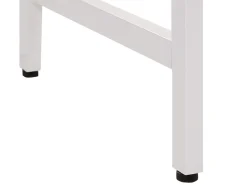 Schreibtisch Heller Holzfarbton / Weis 84 X 48 Cm Carter