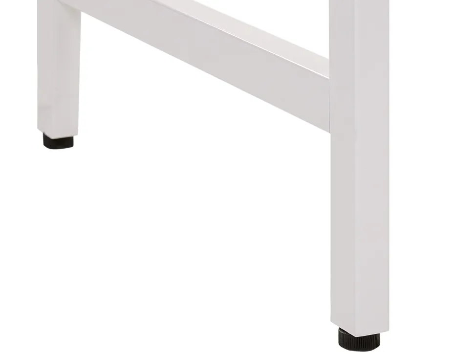 Schreibtisch Heller Holzfarbton / Weis 84 X 48 Cm Carter