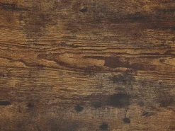 Schreibtisch Mit Schrank Dunkler Holzfarbton / Schwarz 118 X 60 Cm Vince