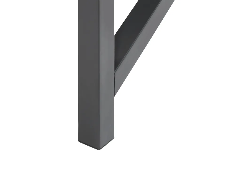 Schreibtisch Schwarz Glasplatte 117 X 57 Cm 2 Schubladen Moriton