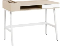 Schreibtisch Weis / Heller Holzfarbton 100 X 55 Cm Paramaribo