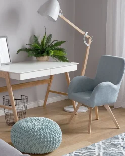 Schreibtisch Weis 120 X 70 Cm 2 Schubladen Sheslay