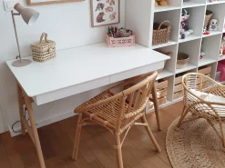 Schreibtisch Weis 120 X 70 Cm 2 Schubladen Sheslay