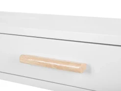 Schreibtisch Weis 120 X 45 Cm 2 Schubladen Frisco
